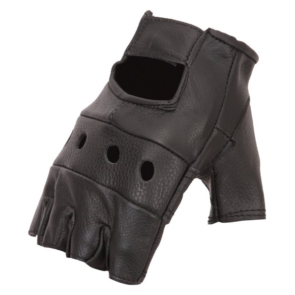 First Manufacturing® - Fingerless Gel Gloves (Large, Black)
