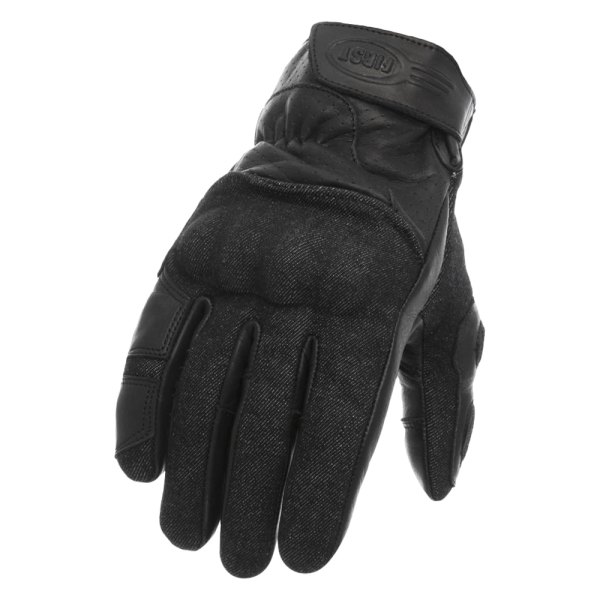 First Manufacturing® - Hutch Men's Gloves (Small, Black/Denim)