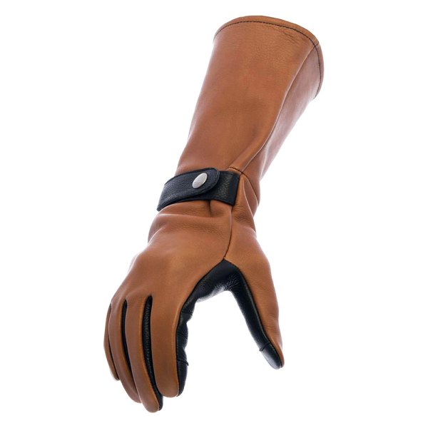 First Manufacturing® - Gauntlet Men's Gloves (Large, Black/Whiskey)