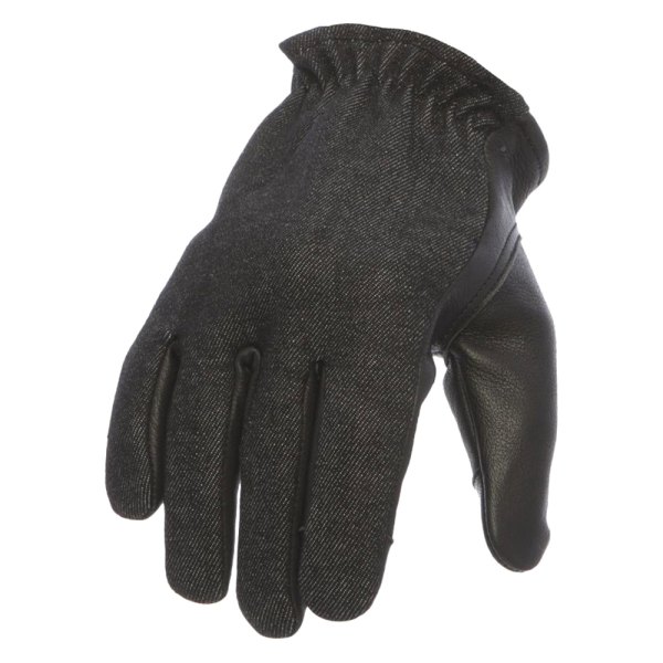 First Manufacturing® - 2-Toned Roper Men's Gloves (Large, Black)