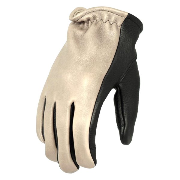 First Manufacturing® - 2-Toned Roper Men's Gloves (Small, Oil Sand/Black)