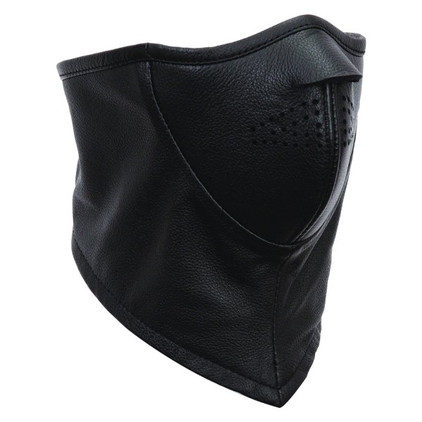 First Manufacturing® - Men's Leather Face Mask (Large/X-Large, Black)