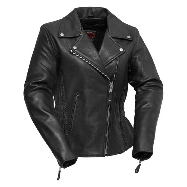 First Manufacturing® - Allure Women's Leather Jacket (2X-Large, Black)