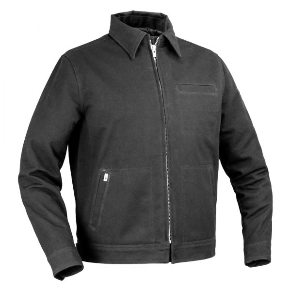 First Manufacturing® - Hanover Men's Textile Jacket (Large, Black)