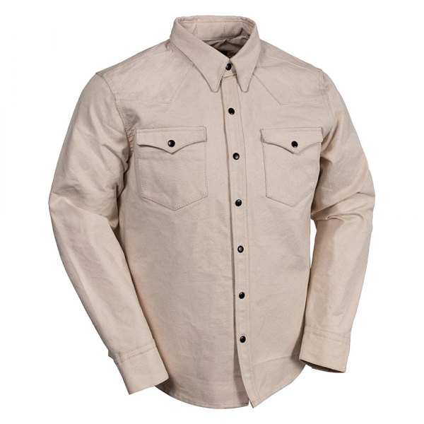 First Manufacturing® - Forsythe Men's Shirt (Medium, White)