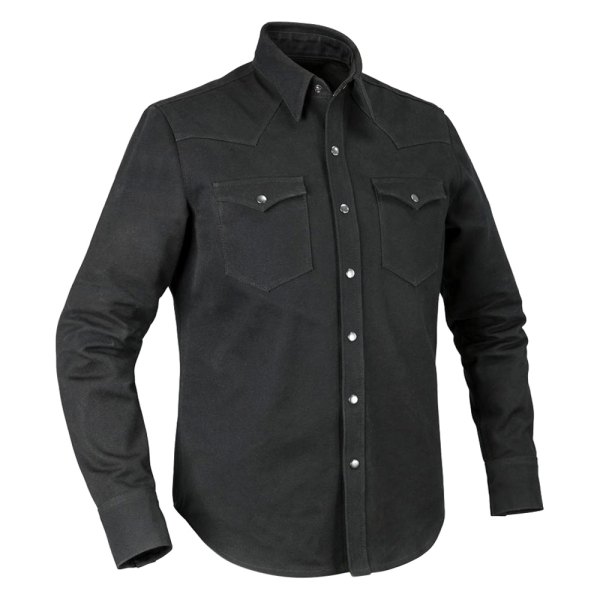 First Manufacturing® - Forsythe Men's Shirt (3X-Large, Black)