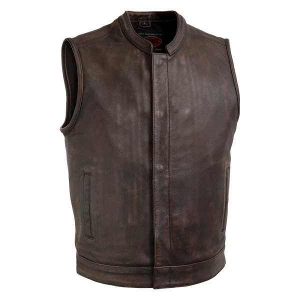 First Manufacturing® - Clean Front Men's Vest (Large, Copper)