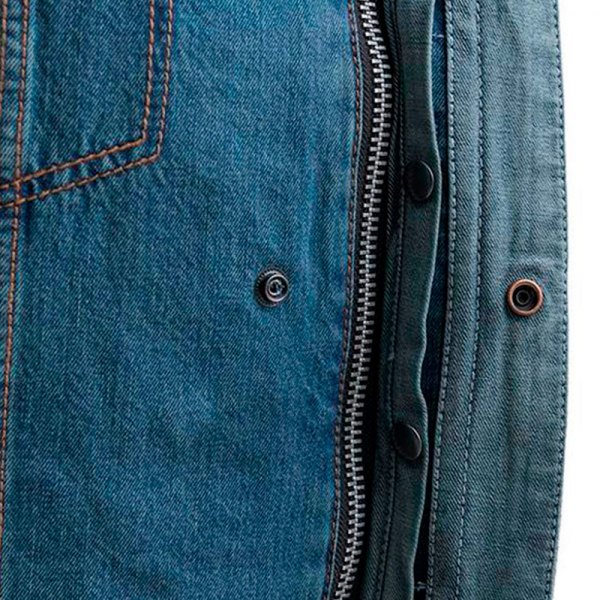 First Manufacturing® - Havoc Men's Denim Vest (5X-Large, Blue)