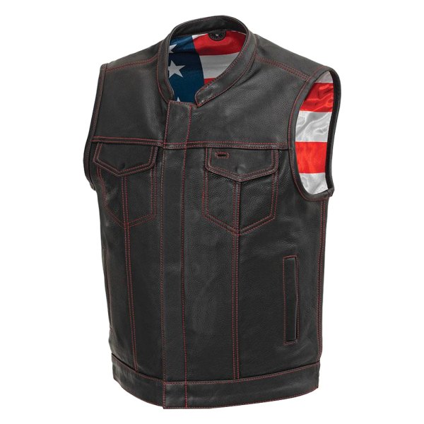 First Manufacturing® - Born Free Men's Vest (Large, Black)