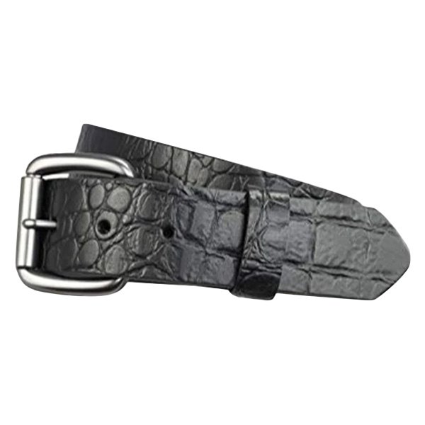 First Manufacturing® - Crocodile Men's Black Leather Belt