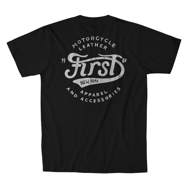 First Manufacturing® - Baseball T-Shirt (Large, Black)
