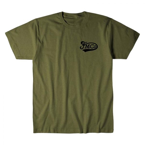 First Manufacturing® - Baseball T-Shirt (Medium, Olive Green)
