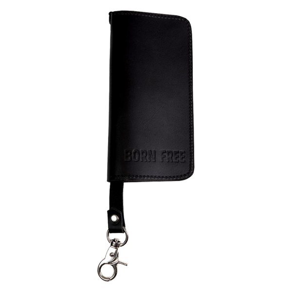First Manufacturing® - Full Tracker Black Leather Wallet