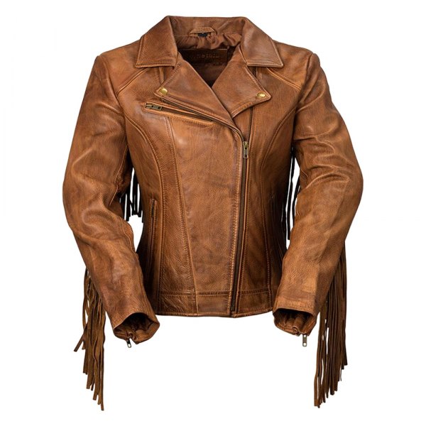 First Manufacturing® - Fringe Ladies Jacket (Small, Whiskey)
