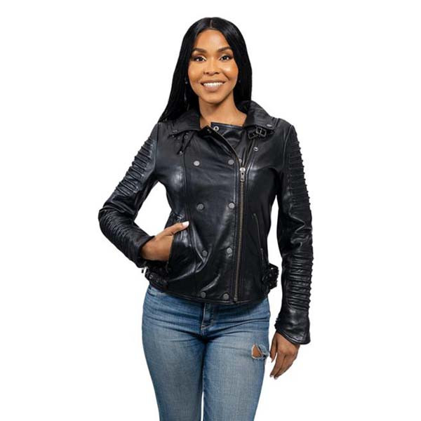 Queens Fashion Women's Leather Jacket 