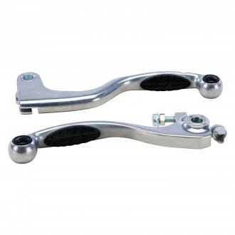 Outlaw Racing 710030 OEM Style Clutch and Brake Lever Grip Set Polished HONDA CRF250R CRF450R 2007-2015 