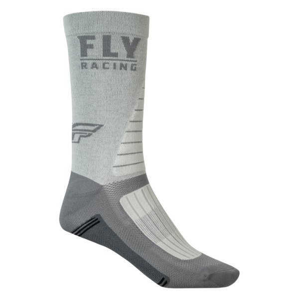 Fly Racing® - Factory Rider Socks (Large/X-Large, Gray)