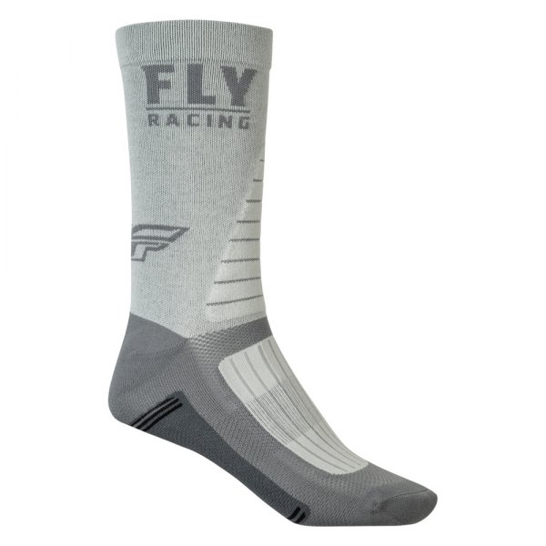 Fly Racing® - Factory Rider Socks (Small/Medium, Gray)