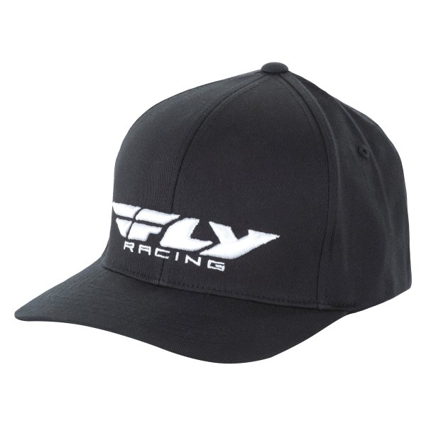 Fly Racing® - Podium Adult Hat (Small/Medium, Black)