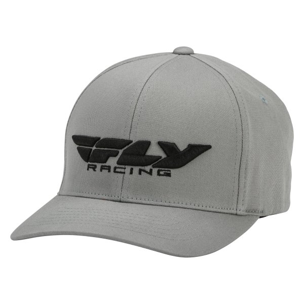 Fly Racing® - Podium Adult Hat (Large/X-Large, Gray)