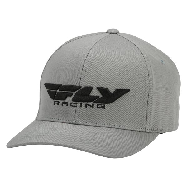 Fly Racing® - Podium Adult Hat (Small/Medium, Gray)