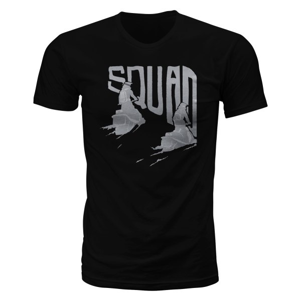Fly Racing® - Squad Men's T-Shirt (Medium, Black)