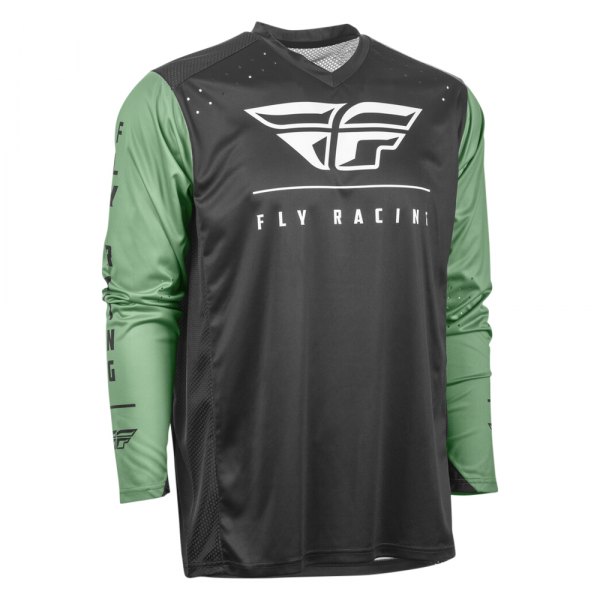 Fly Racing® - Radium Men's Jersey (Small, Black/Sage)
