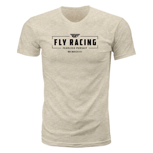 Fly Racing® - Motto Tee (2X-Large, Natural)