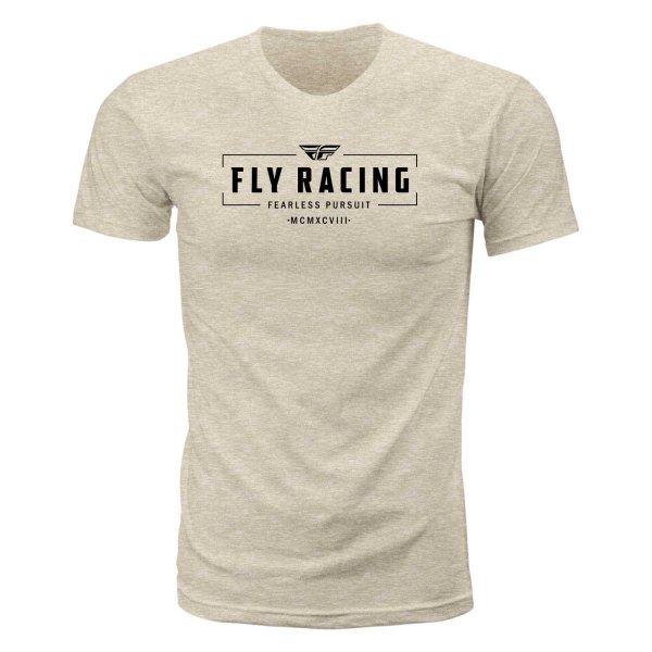 Fly Racing® - Motto Tee (X-Large, Natural)