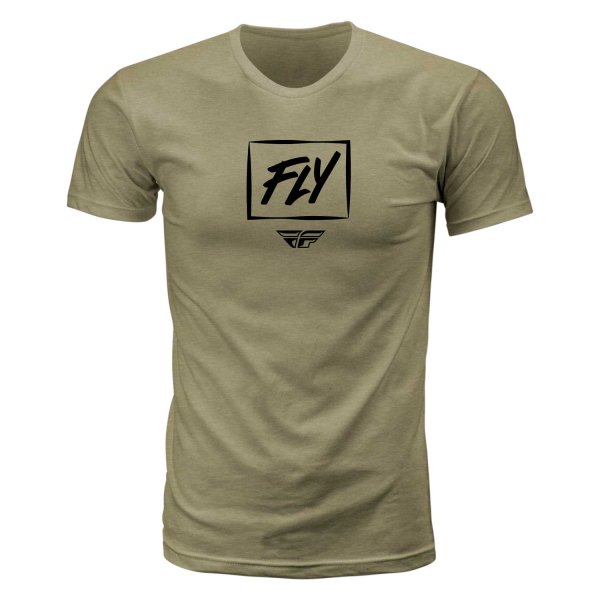 Fly Racing® - Zoom Tee (X-Large, Light Olive)