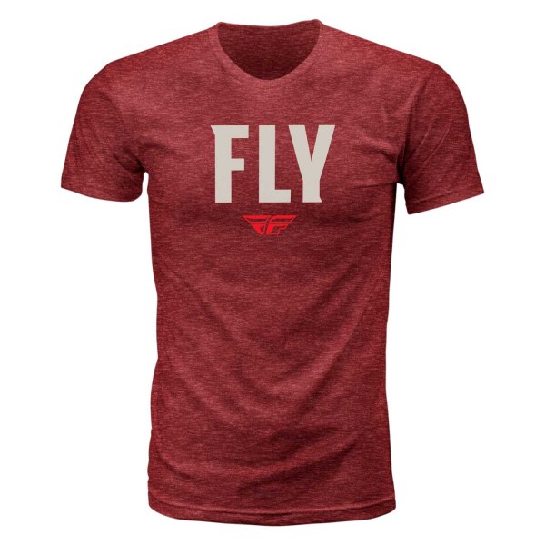 Fly Racing® - WFH Tee (2X-Large, Red Heather)