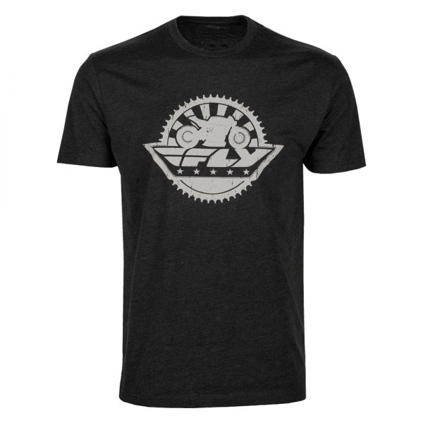 Fly Racing® - Sprocket T-Shirt (Medium, Gray)
