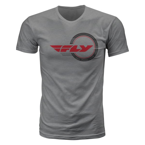 Fly Racing® - Standard Issue T-Shirt (Large, Gray Heather)