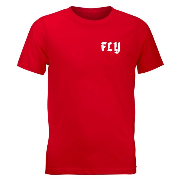 Fly Racing® - Moto Mind Youth Tee (Large, Red)