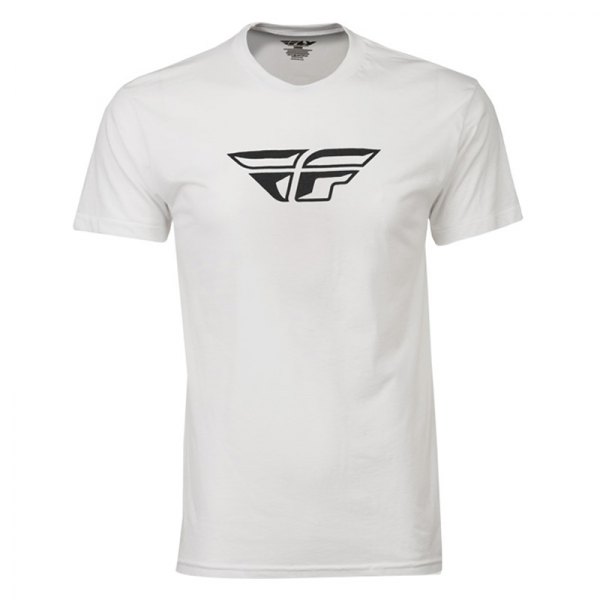 Fly Racing® - F-Wing Men's T-Shirt (Medium, White)
