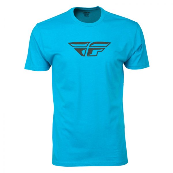 Fly Racing® - F-Wing Men's T-Shirt (Medium, Turquoise)