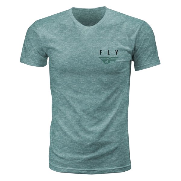Fly Racing® - K121 T-Shirt (Small, Dusty Blue Heather)