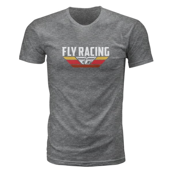 Fly Racing® - Voyage T-Shirt (Small, Dark Gray Heather)