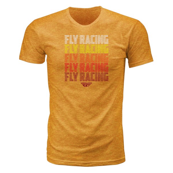 Fly Racing® - Nostalgia T-Shirt (2X-Large, Mustard Heather)