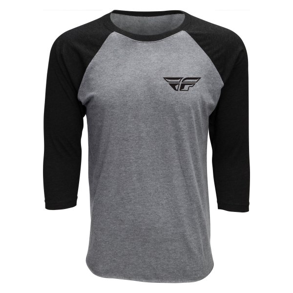 Fly Racing® - Art 3/4 Sleeve T-Shirt (X-Large, Black)