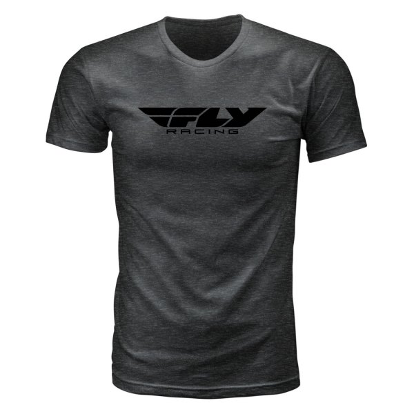Fly Racing® - Corporate Men's T-Shirt (Medium, Black Onyx Heather)