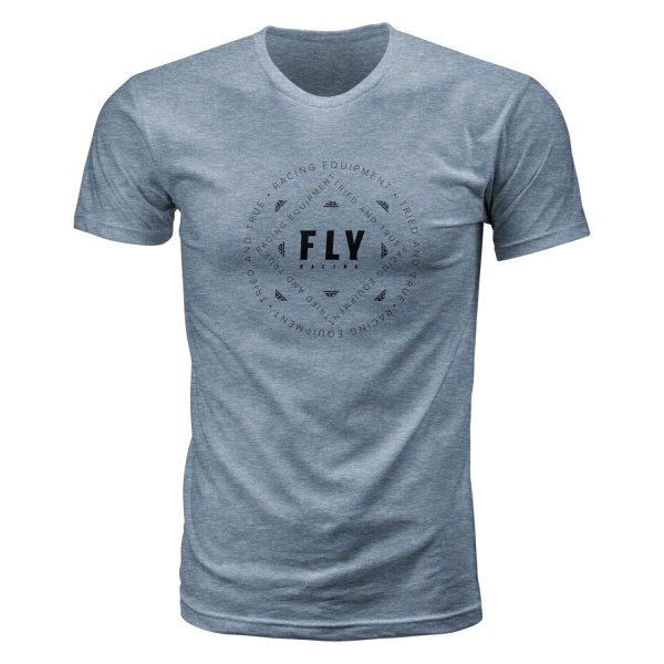 Fly Racing® - Tried Men's T-Shirt (2X-Large, Dark Gray Heather)