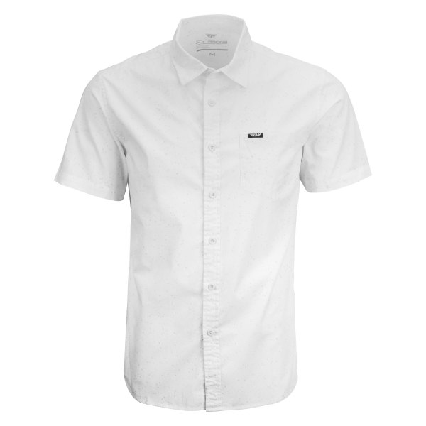 Fly Racing® - Button Up Shirt (Medium, White)