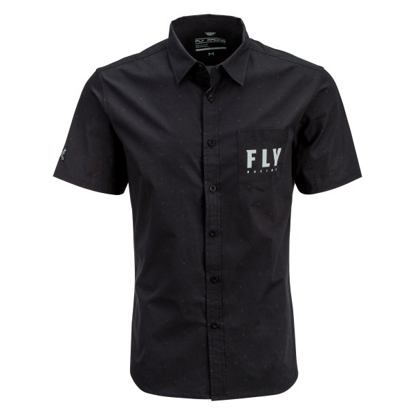 Fly Racing® - Pit Shirt (Small, Black)