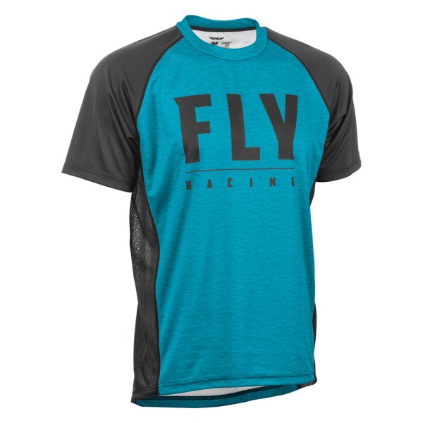 Fly Racing® - Super D Men's Jersey (Large, Blue Heather/Black)
