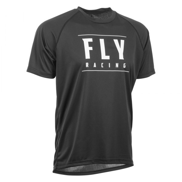 Fly Racing® - Action Men's Jersey (Large, Black/White)