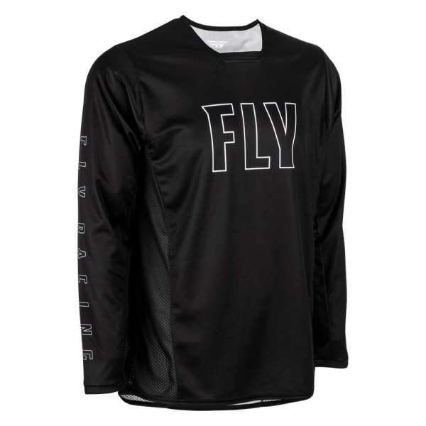 Fly Racing® - Radium Men's Jersey (Medium, Black/White)