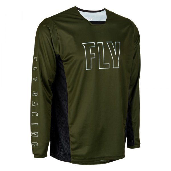 Fly Racing® - Radium Men's Jersey (Large, Dark Forest/Black)