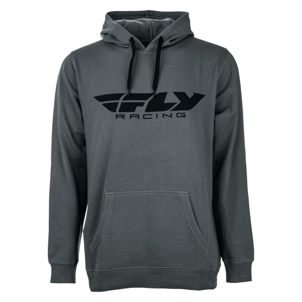 Fly Racing® - Corporate Men's Pullover Hoodie (2X-Large, Charcoal)