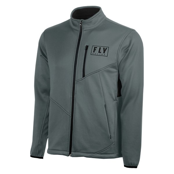 Fly Racing® - Mid Layer Men's Jacket (2X-Large, Gray)